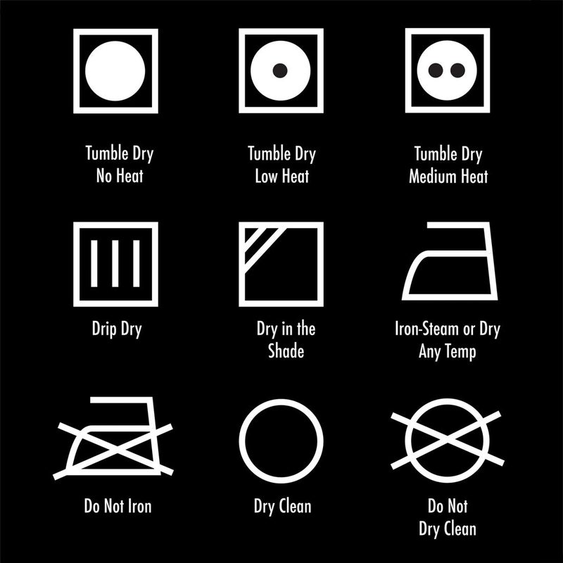 Ecyanlv Laundry Symbols Wall Art Canvas Stain Removal Sign Laundry Guide Wall Art Cleaning Poster Black White Pictures for Room Decor Housewarming Gift 16X20Inchx2 Unframed - Image 5
